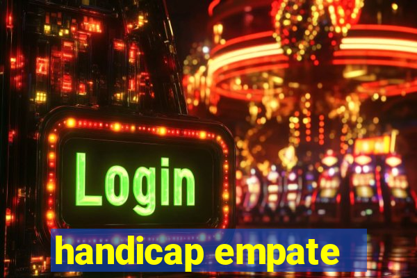handicap empate - 1